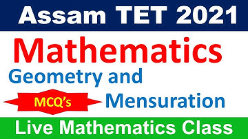 গণিত Mathematics Geometry & Mensuration, MCQ