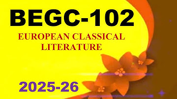 IGNOU BEGC-102 Solved Assignment 2025-26 For July, 2025 & January 2026 Sessions