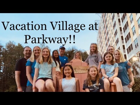 Vacation village at Parkway Orlando Florida! Room and all 7 pools tour.