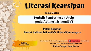 Praktik Pemberkasan Arsip pada Aplikasi Srikandi V3