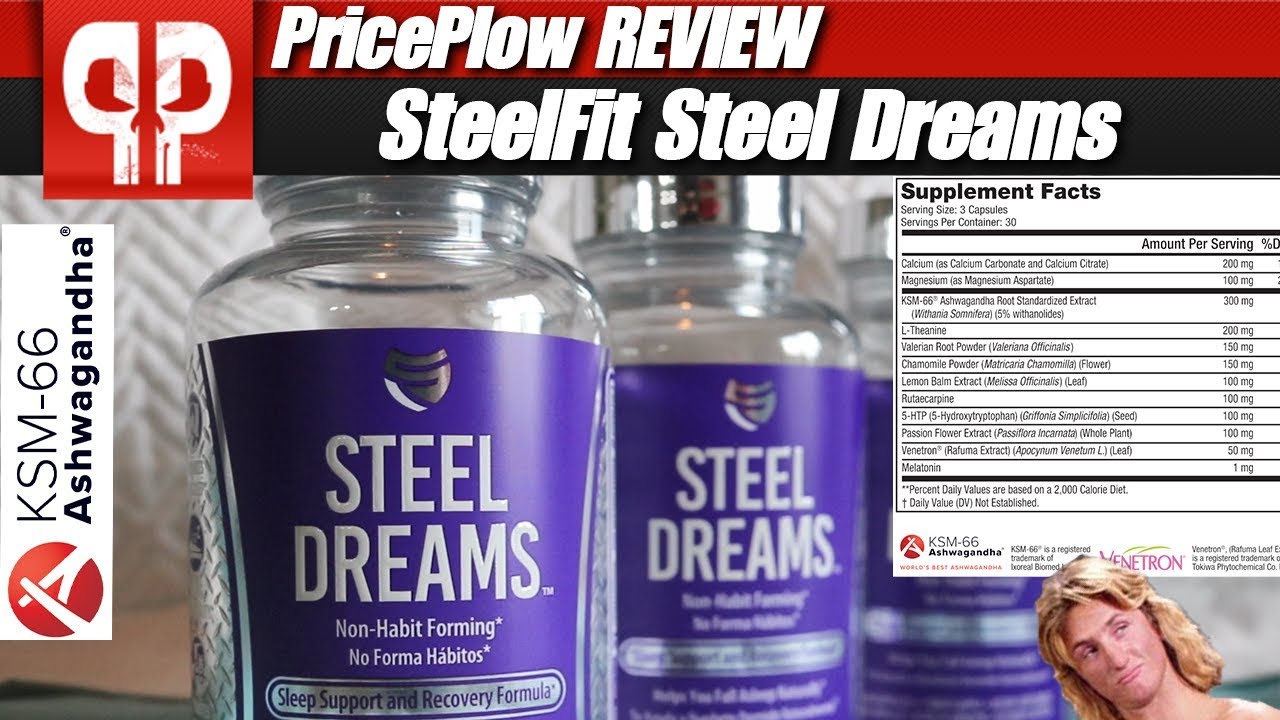 Can't Sleep? SteelFit Steel Dreams Sleep Aid May Help! (Ingredients