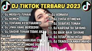 DJ TIKTOK VIRAL TERBARU 2023 - DJ MERAYU TUHAN X NEMEN SLOW BAS STYLE SOUND TIKTOK