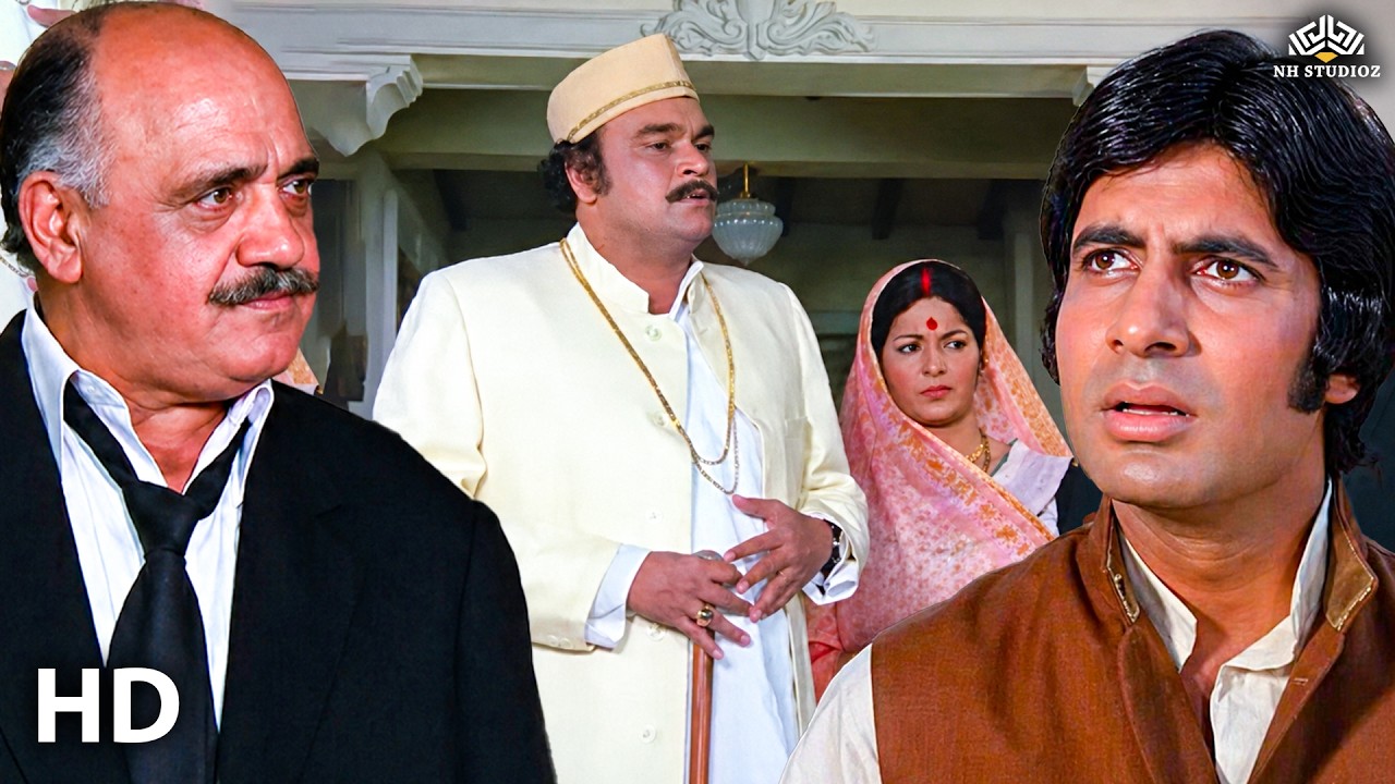 गरीबों के लिए बाप से भिड़ गया बेटा 😡💔 | Alaap (1977) Scene | Amitabh ...