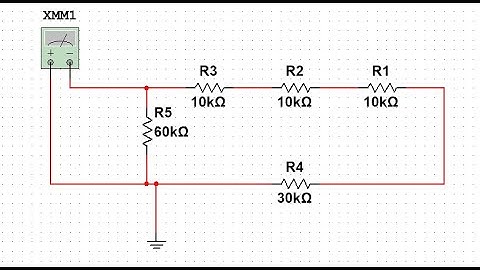 calculate total resistance using Multisim