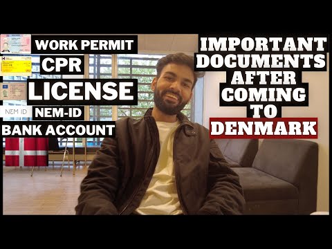 Most important documents to make after you come to Denmark | CPR | NEMID | Danish license | E-boks