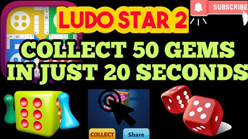 Fast collect gems just in 20 seconds | how can collect gems with auto cliker | Ludo star 2 tricks