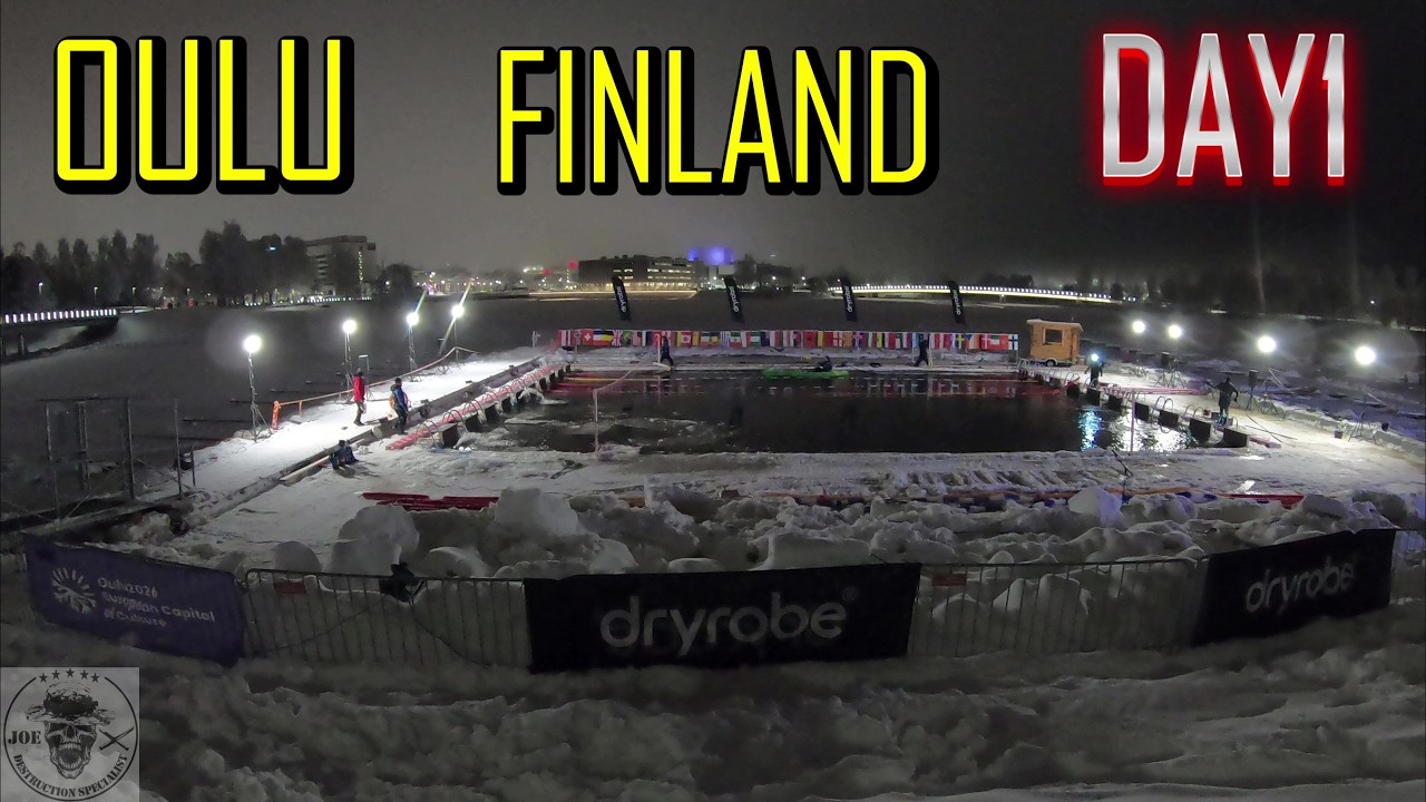 FINLAND OULU - DAY 1 - ARRIVAL - ICE SWIM WORLD CUP 2026 - IT IS COLD - THE BAGS ARE MISSING