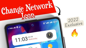 Change Battery Icon, Network Icon & VoLTE Icon in any Xiaomi device | Battery Icon Circle 2022😍🔥
