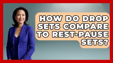 How Do Drop Sets Compare To Rest-pause Sets? - Everyday Fitness Hacks