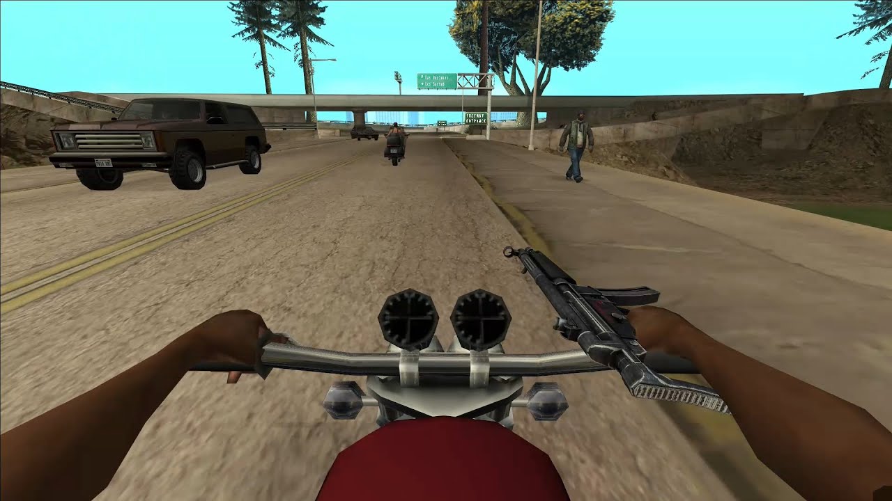 Como jogar GTA San Andreas em Primeira Pessoa  GTA San Andreas Mod - GTA SA  First Person Mod 