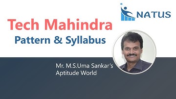 Tech Mahindra Pattern & Syllabus