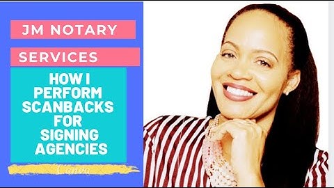 HOW I PERFORM SCANBACKS ON LOAN DOCS