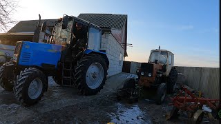 Повернувся в село. проблемний міст МТЗ-892. Подрібнювач гілок Palche. Паливо для котла