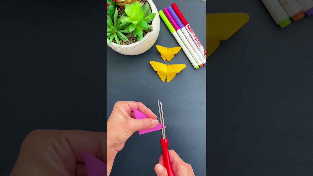 Easy Paper Butterfly | Origami Butterfly 