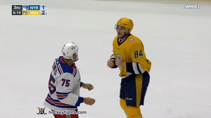 Ryan Reaves vs Tanner Jeannot Nov 12, 2022