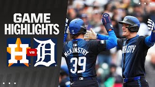 Astros vs. Tigers Game Highlights (5\/11\/24) | MLB Highlights