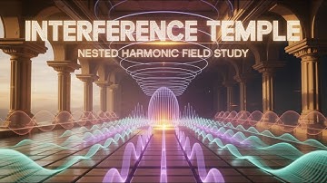 Interference Temple | Nested Harmonic Field Study (4.5 Hz Theta × 0.04 Hz Sub-Delta Array)