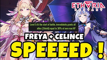 INSANE FREYA + BUFFED CELINCE COMBO = SPEED! | Etheria Restart