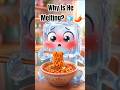 Cute Ice Cube Eats Spicy Noodles…Then Starts Melting 😭🧊🍜#shorts#aivideo#short#shortvideo#shortsfeed