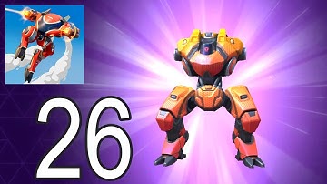 Mech Arena: Robot Showdown - Gameplay Walkthrough Part 26 - Paragon Sunrise Skin (iOS, Android)