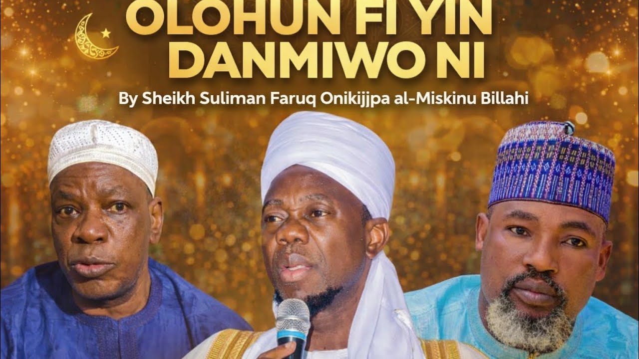 Mufuti binu so oro jade oni olohun fi yin dan min wo.