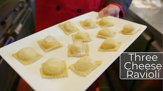 Home Made Three Cheese Ravioli - Chef Jason Bunin Cocoa Beach, Fl