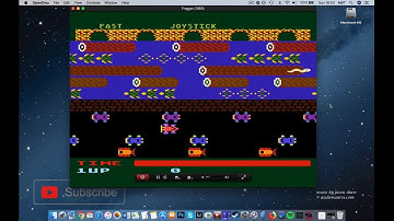Frogger (1983) | Atari 5200 | Emulator | Tutorial | MAC