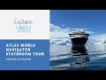 Atlas ocean voyages  world navigator  horizon stateroom tour