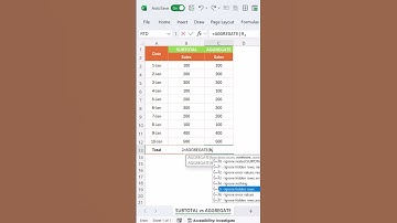 Excel Secrets Exposed: SUBTOTAL vs AGGREGATE – Which Wins? #exceltips