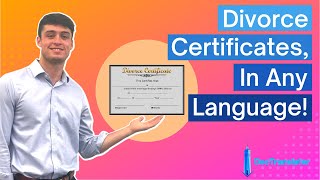 How to Translate a Divorce Certificate to any Language