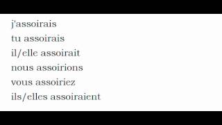 French conjugation = Asseoir