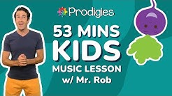 Music Lesson Compilation for Kids - Solfege, Rhythm, Colors - Prodigies Music Curriculum  - Durasi: 53:04. 