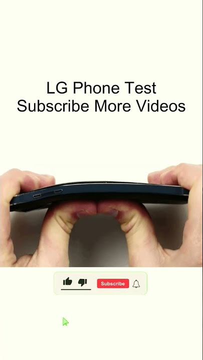LG Mobile BEND TEST Scratch test Burn test