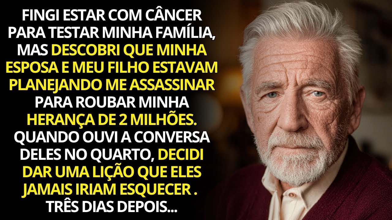 Fingi Uma Doença Terminal E Descobri Quem Era Minha Esposa E Meu Filho. No final eles só queriam...