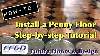 Celebrity How-To Lay a Penny Floor from Start to Finish | Step-by-step Tutorial (Sealed using FFD Epoxy Resin) Wealth