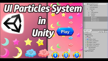 How to make UI Particles System in Unity ( using UI Images inside Canvas )