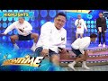 Jhong's knee suddenly aches after doing the drop roll challenge | It’s Showtime