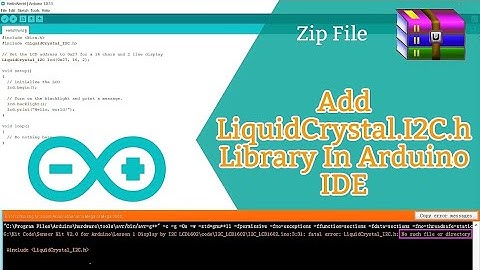 How To Install LiquidCrystal I2C Library for Arduino IDE | Arduino LCD I2C Tutorial | Arduino