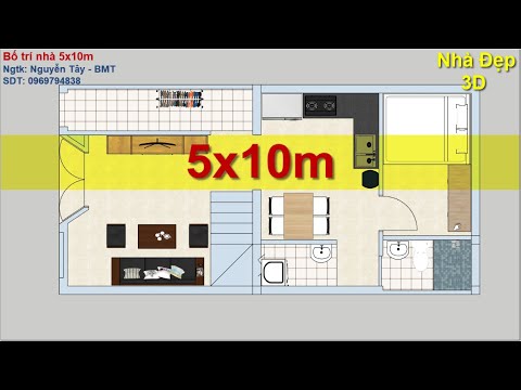 Giúp bà con bố trí 5x10m cấp 4 gác lửng | Simple house - YouTube