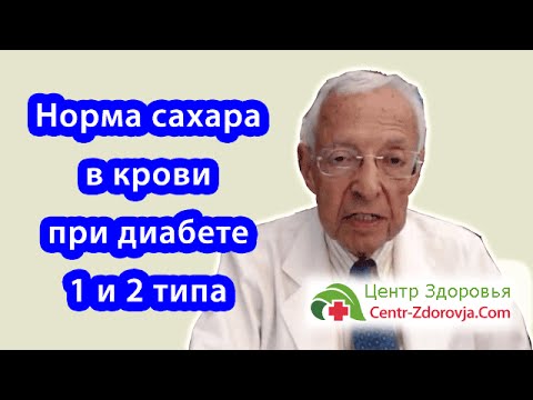 Сахар в крови при диабете: норма