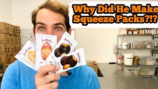 WHY DID HE MAKE SQUEEZE PACKS?!? Justin's Nut Butter Review