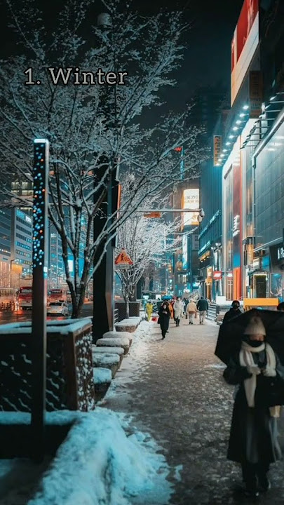 Different seasons in korea #korea #bts #btsarmy #seoul #loveyourself #aesthetic #vibe