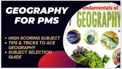 PMS Geography | Subject selection | High scoring subject