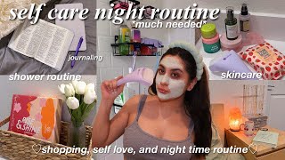 much needed SELF CARE NIGHT ♥︎ {the everything shower, hygiene shopping, journaling, self love day}