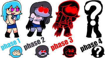 FNF comparison - ALL Phases of fnf Characters | Part 2