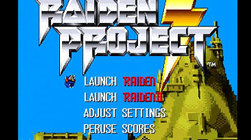 Raiden Project (1995) Sony PlayStation 1440p RGB SCART High Quality Longplay Original PS1 Shmup 1993