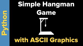 Simple Hangman Game with ASCII Graphics screenshot 4