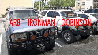 STEEL  BUMPERS  COMPARED,  ARB  IRONMAN  DOBINSON. 4x4  OOFROAD