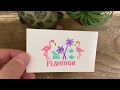 【ボールペンイラスト】カンタン！おしゃれなフラミンゴの描き方【初心者も３分で！】