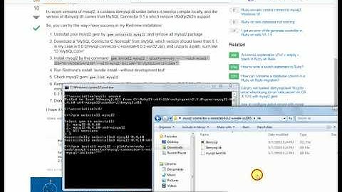 failed to load libmysql.dll rails